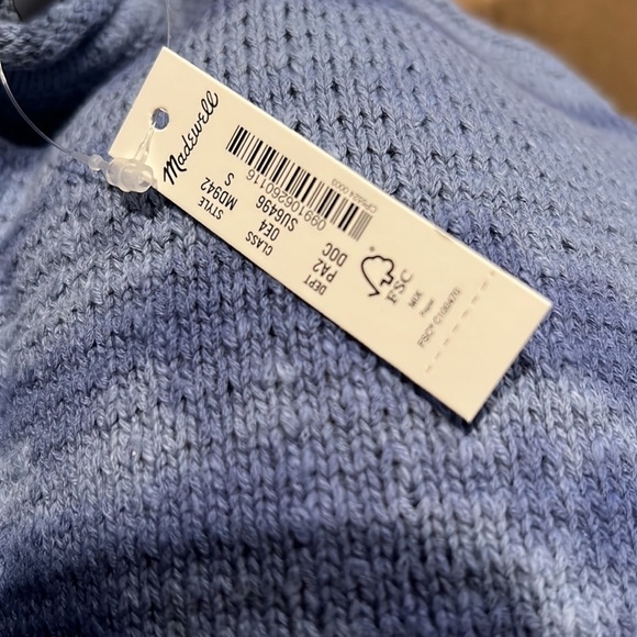 NWT MADEWELL Tie-Dye Fairview Sweater Tank - Picture 6 of 6